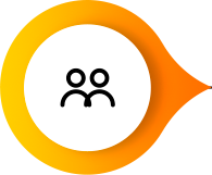 Silueta de dos personas