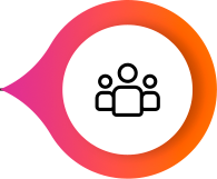 Silueta de tres personas