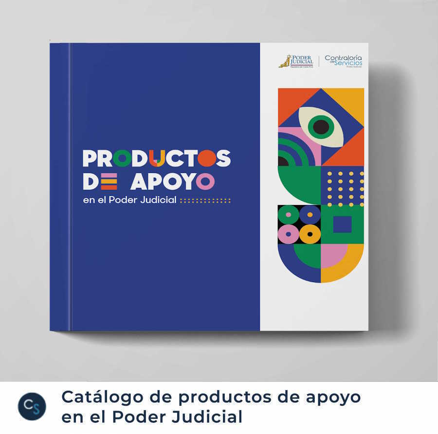 Catálogo de productos de apoyo en el Poder Judicial