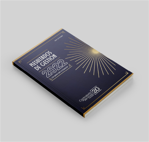 imagen de un folleto de los resultados de gestión del año